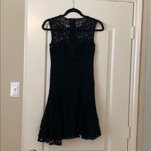 Black lace dress